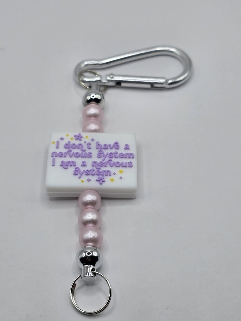 "Nervous System" Keychain Charm
